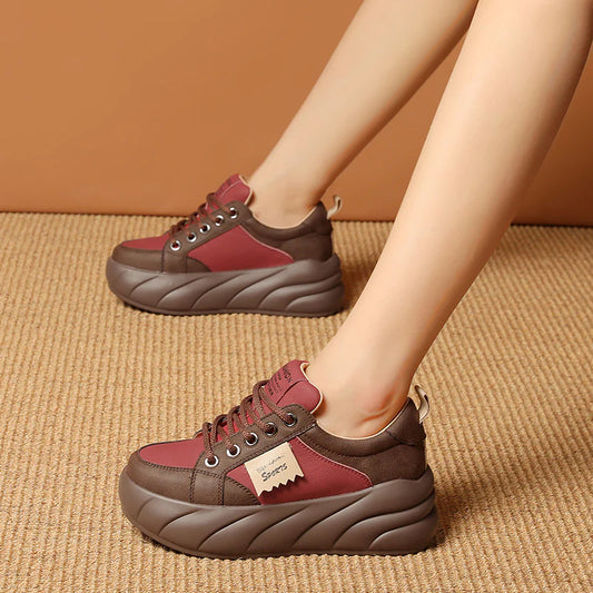 Saf Deri Yumuşak Tabanlı Ortopedik Ayakkabılar